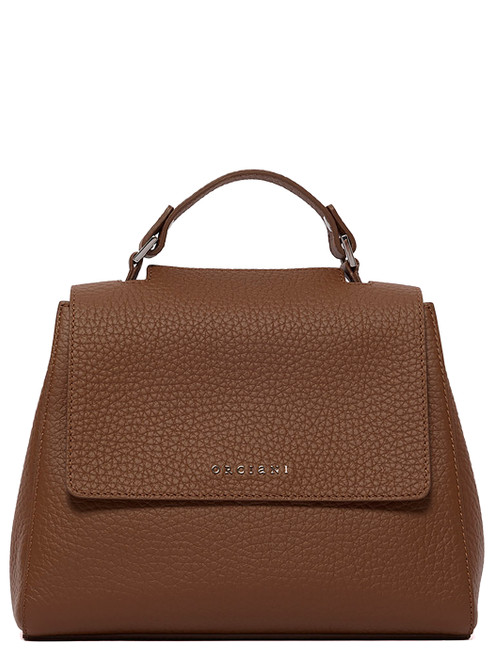 Sac Orciani Soft Piccola en cuir marron