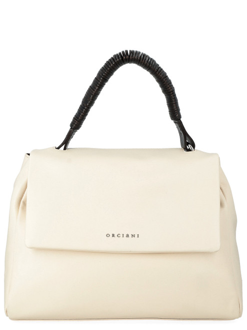 Borsa Orciani Sveva Jungle M in pelle color burro