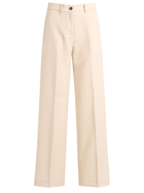 Pantalone Nine In The Morning Fiamma Boy in fresco di lana avorio