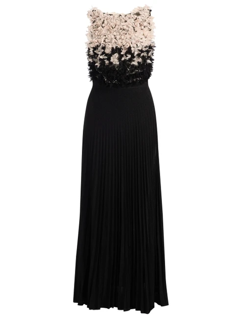 Abito Red Carpet Elisabetta Franchi in tulle nero