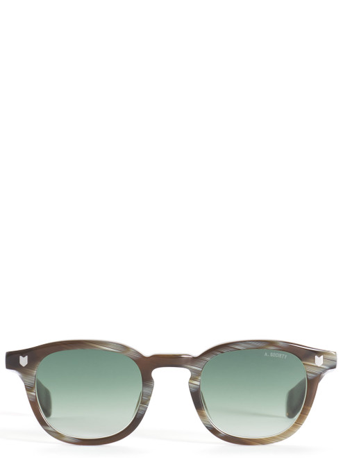 Occhiali da sole Maison Kitsuné x A. Society Camille verde