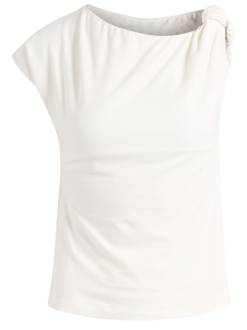 Top Pinko Marlena in cotone bianca