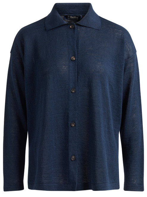 Cardigan 'S Max Mara Smmorigine in maglia blu