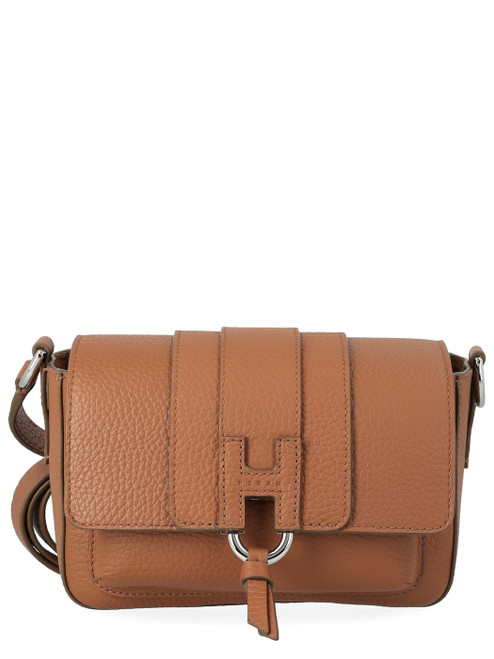 Borsa Hogan Flap in pelle color marrone