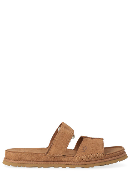 Ciabatta UGG GoldenGaze in camoscio color chestnut