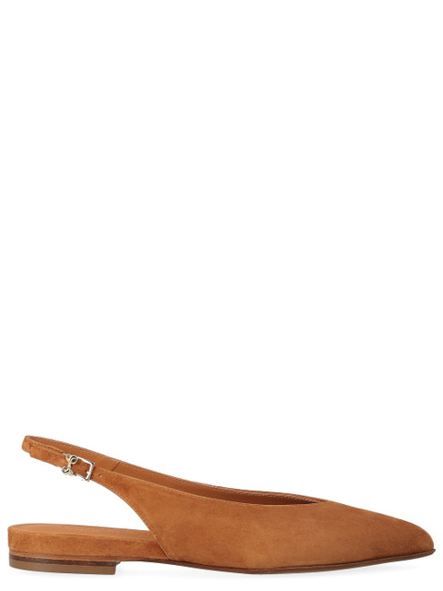 Slingback Sergio Levantesi Favola6 in camoscio marrone