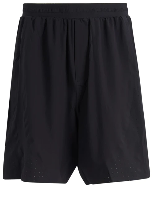 Bermudas Adidas Y-3 Tissu ultraléger tissé en tissu noir léger