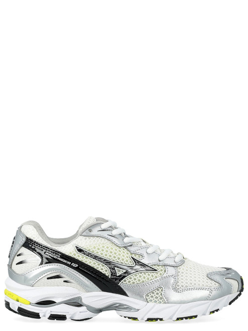 Sneaker Mizuno Wave Rider 10 in tessuto tecnico bianca