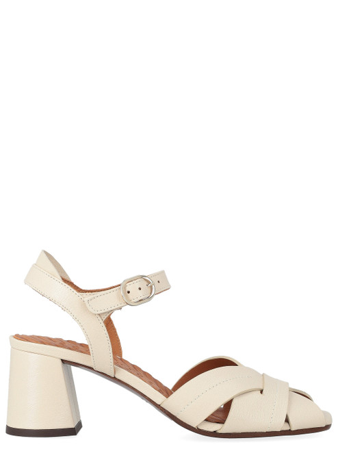 Sandale Chie Mihara Rucina en cuir couleur lait