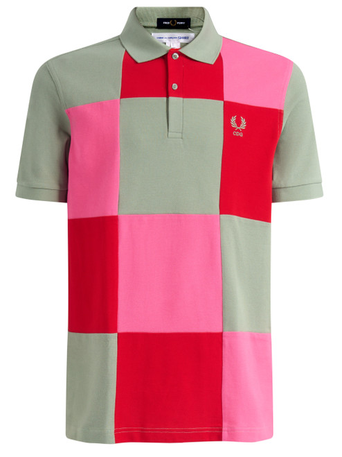 Polo Comme des Garçons Shirt x Fred Perry in cotone khaki