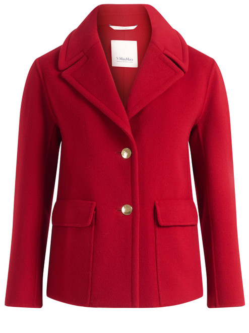Giacca 'S Max Mara Smmsissy in lana rossa