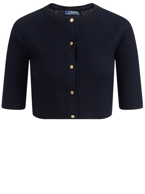 Cardigan 'S Max Mara Smmkiwi in lana blu