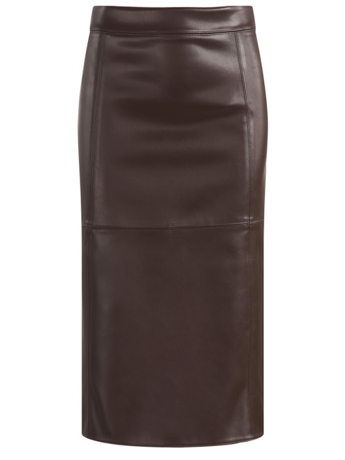 Gonna 'S Max Mara Smmcrisma in jersey spalmato marrone