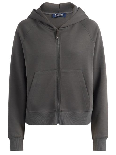 Felpa 'S Max Mara Smmmarea in jersey grigio scuro