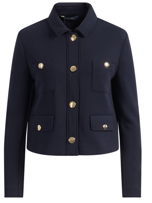 Giacca 'S Max Mara Smmsabato in jersey blu
