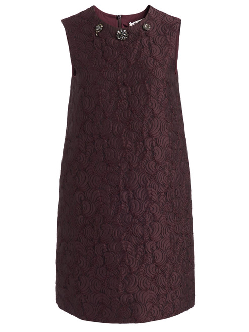 Abito 'S Max Mara Stmvicolo in misto cotone color prugna