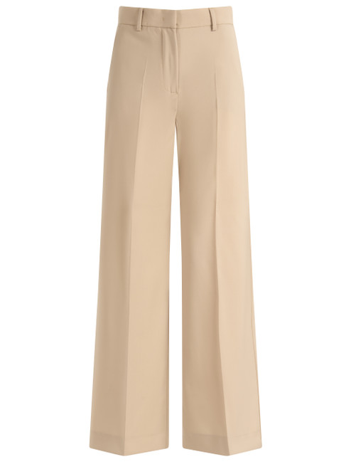 Pantalone Weekend Max Mara Wkdvisivo in lana beige