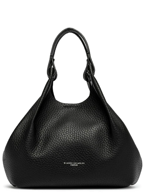 Borsa Gianni Chiarini Dua Media in pelle nera