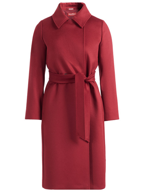 Cappotto Max Mara Studio Bcollag in lana rubino