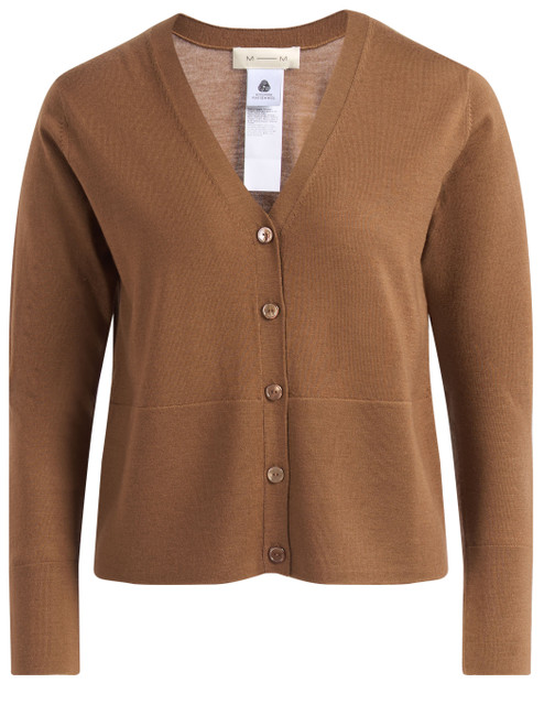 Cardigan Max Mara MM Mmlcanditi in lana marrone