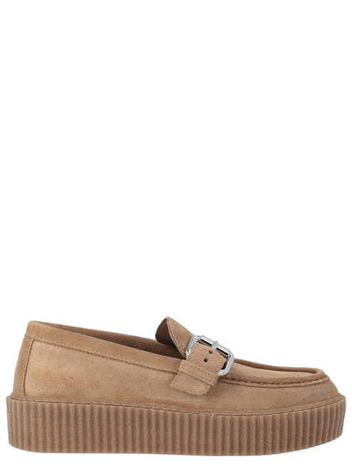 Mocassino Max Mara Weekend Wkanavetta in suede marrone