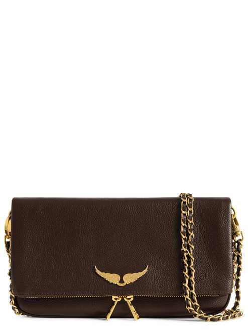 Borsa Zadig&Voltaire Rock in pelle marrone 