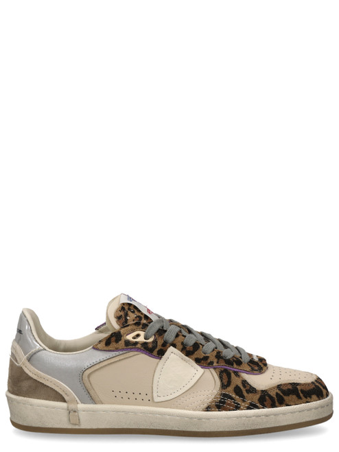 Sneaker Philippe Model Pgal in pelle animalier