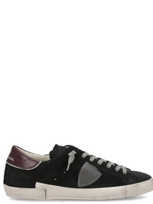 Sneaker Philippe Model Prsx in suede nero