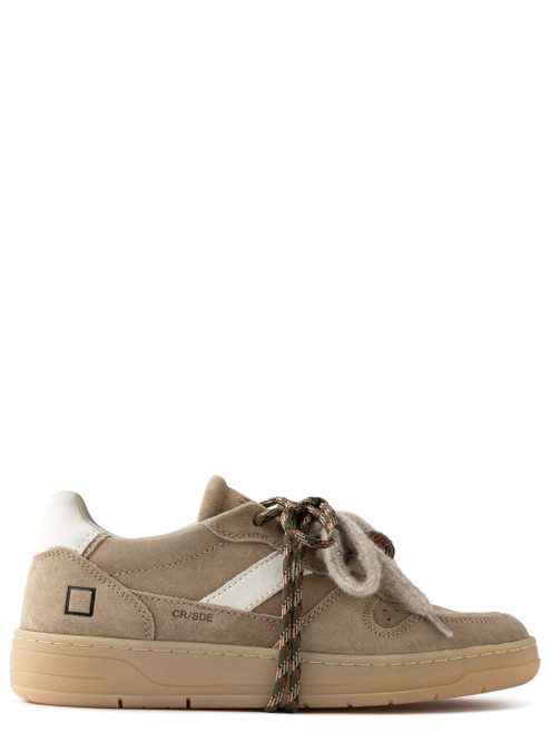 Sneaker D.A.T.E. Court 2.0 in suede cammello