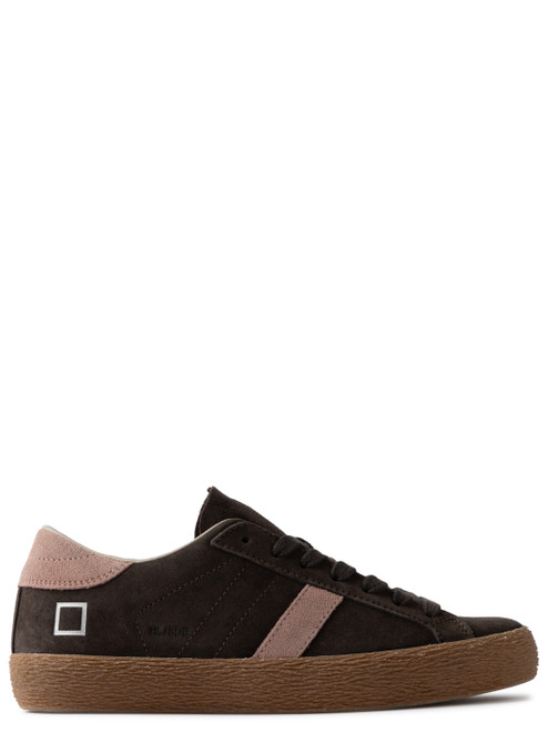 Sneaker D.A.T.E. Hill Low in suede marrone