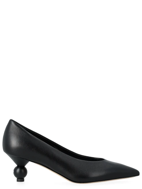 Décolleté Weekend Max Mara Renza in pelle nera 