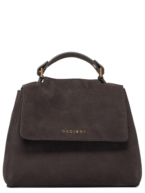 Borsa Orciani Sveva Nabucco Piccola in pelle carbone