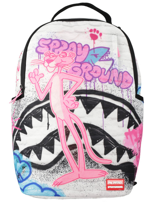 Zaino Sprayground Pink Panther Graff in pelle vegana rosa