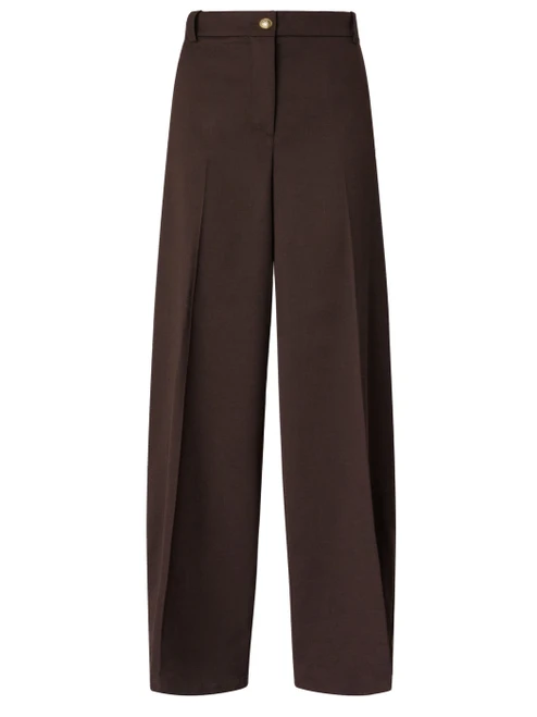 Pantalone Pinko Balbino in lana marrone