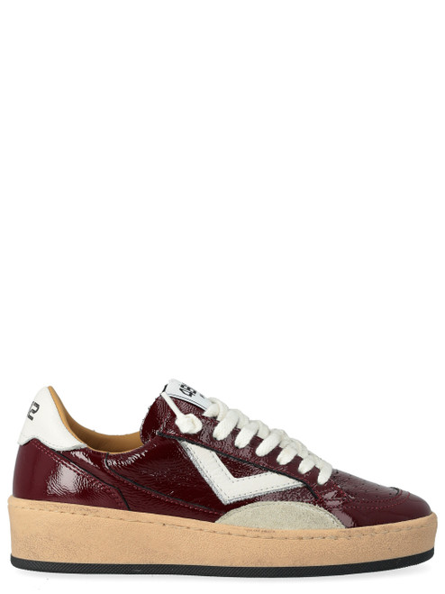 Sneakers 4B12 Playnewsky in pelle bordeaux 
