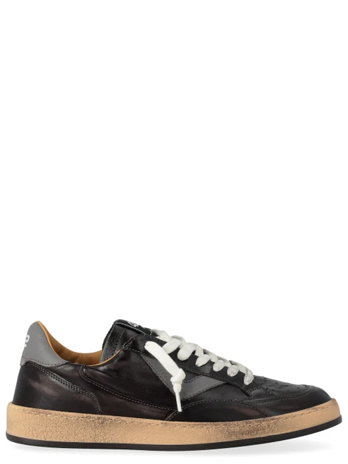 Sneakers 4B12 Playnew U1032 in pelle nera