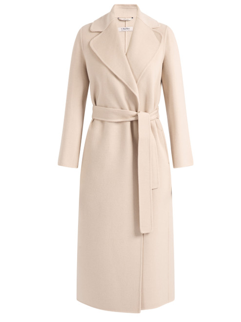 Cappotto 'S Max Mara Poldo in lana color panna
