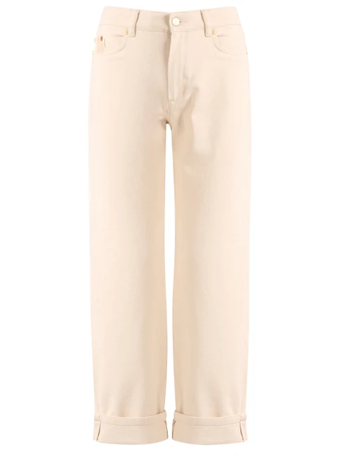 Pantalone 'S Max Mara Smmvirna in cotone naturale 