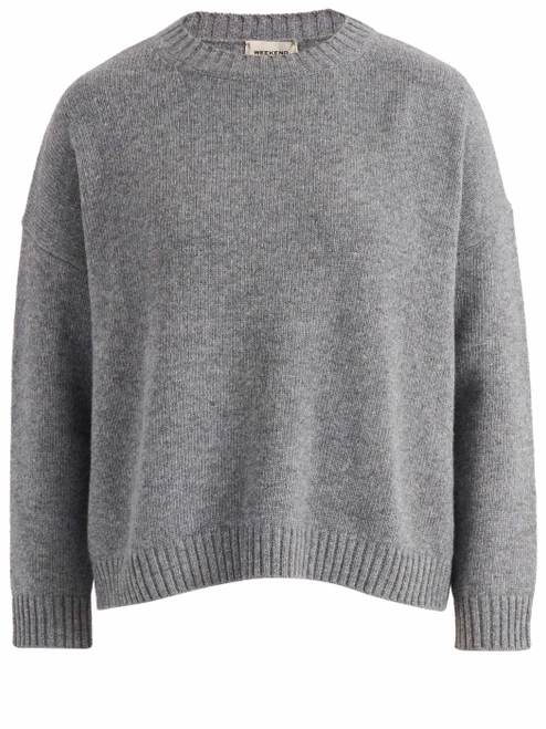 Maglia Weekend Max Mara Wkdsibari in lana grigia