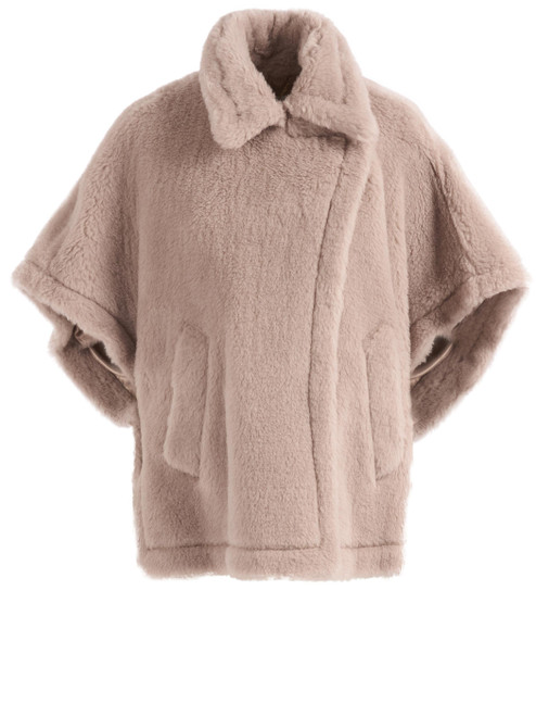 Mantella Max Mara Tebe1 in Teddy di alpaca beige