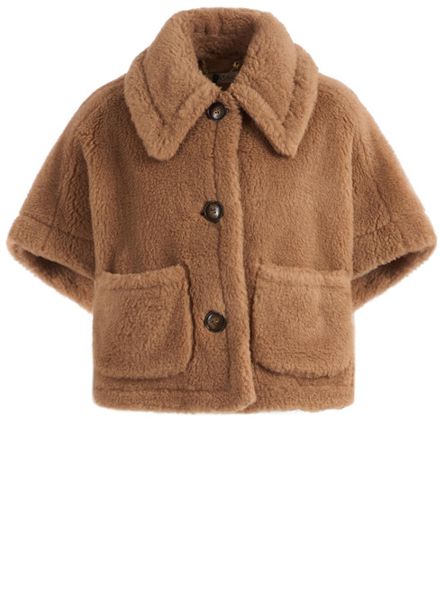 Cappa Max Mara Wxanewterzo in teddy cammello