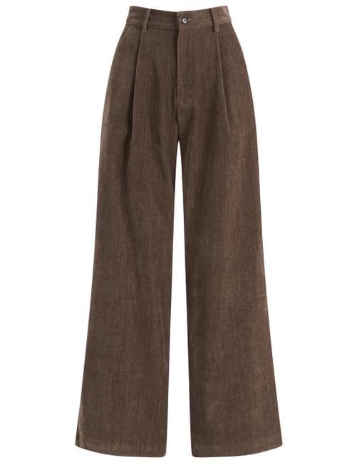 Pantalone sartoriale Eleh color fango 