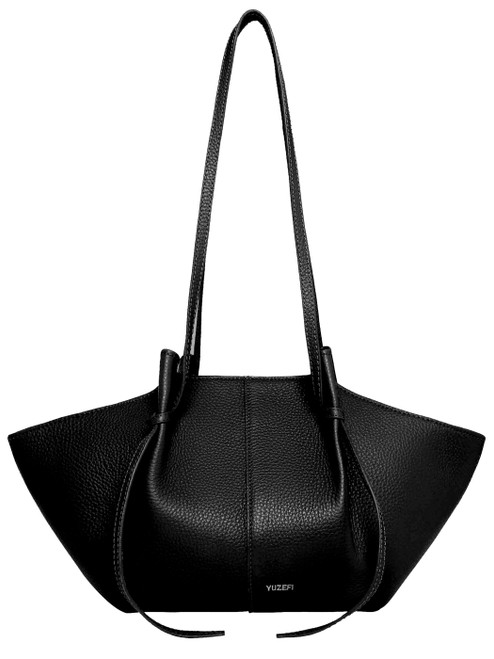 Borsa Yuzefi Mochi in pelle nera