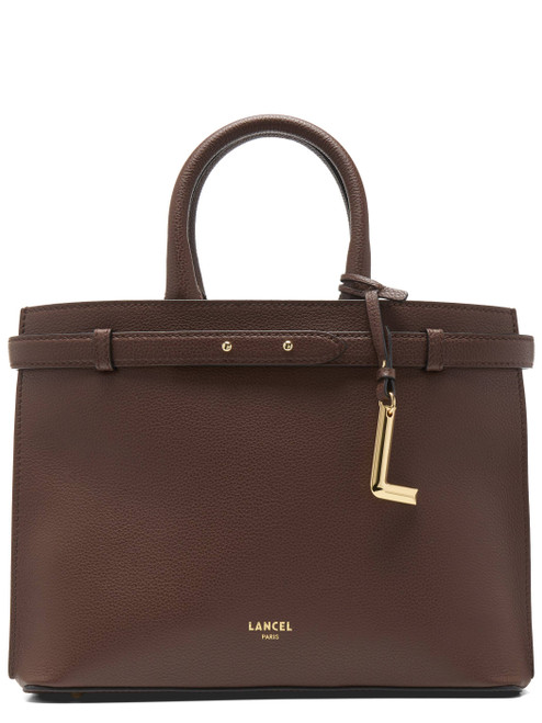 Borsa Lancel Faubourg Medium in pelle marrone