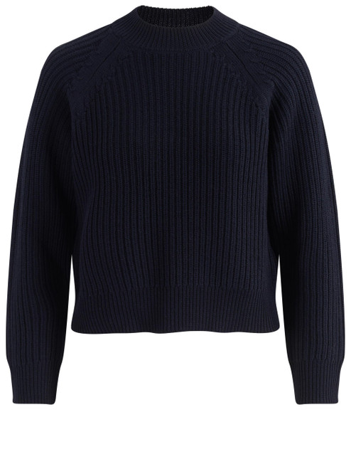 Maglione raglan Alpha Studio in lana blu