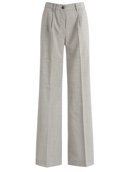 Pantaloni Nine in the Morning Blenda in lana grigio chiaro