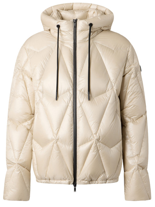 Piumino Moose Knuckles Iceberg Quilt in nylon beige