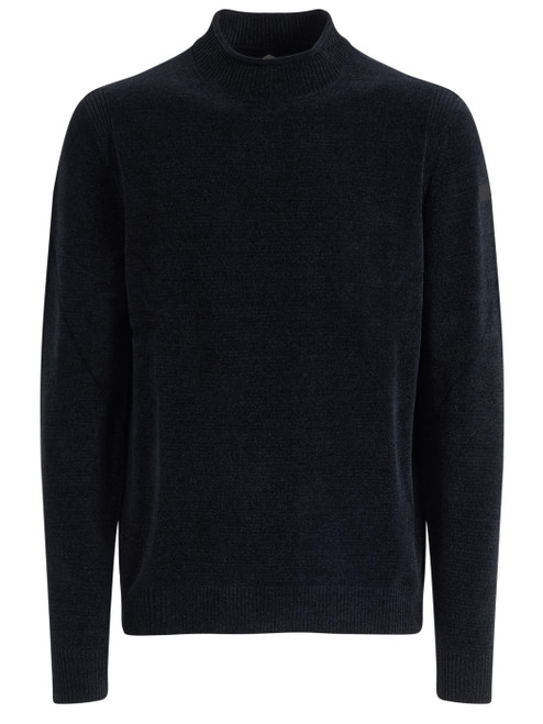 Maglione RRD Velvet Volcano Knit in ciniglia blu