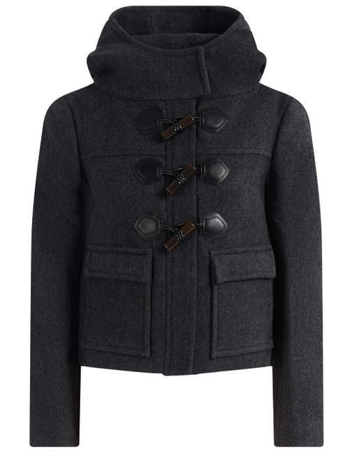 PEACOAT WOOL MINI DUFFLE COAT A1120003-252-PHANTOM