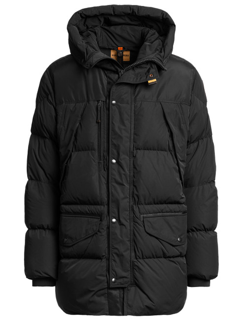Piumino Parajumpers Harraseeket in tessuto tecnico nero
